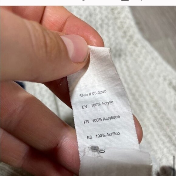 Urban Retro Striped Cropped Knit Sweater Medium Crop Top Long Sleeve - Picture 4 of 5